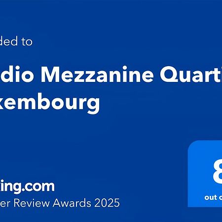 Studio Mezzanine Quartier Luxembourg Free Netflix Paris Eksteriør billede